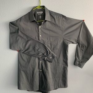 Van Heusen grey button down